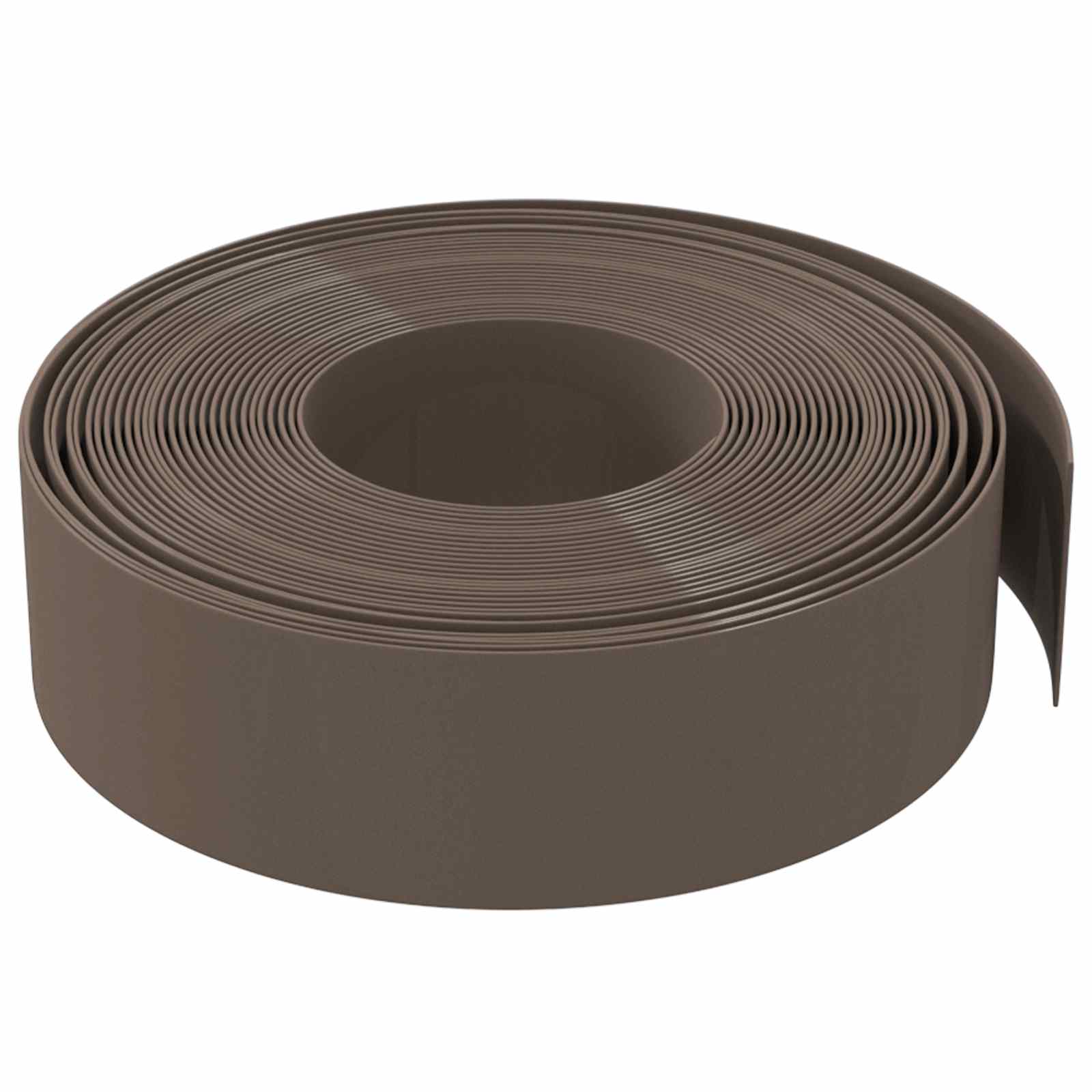 Gartenumrandung 25 m 10 cm PE Grau