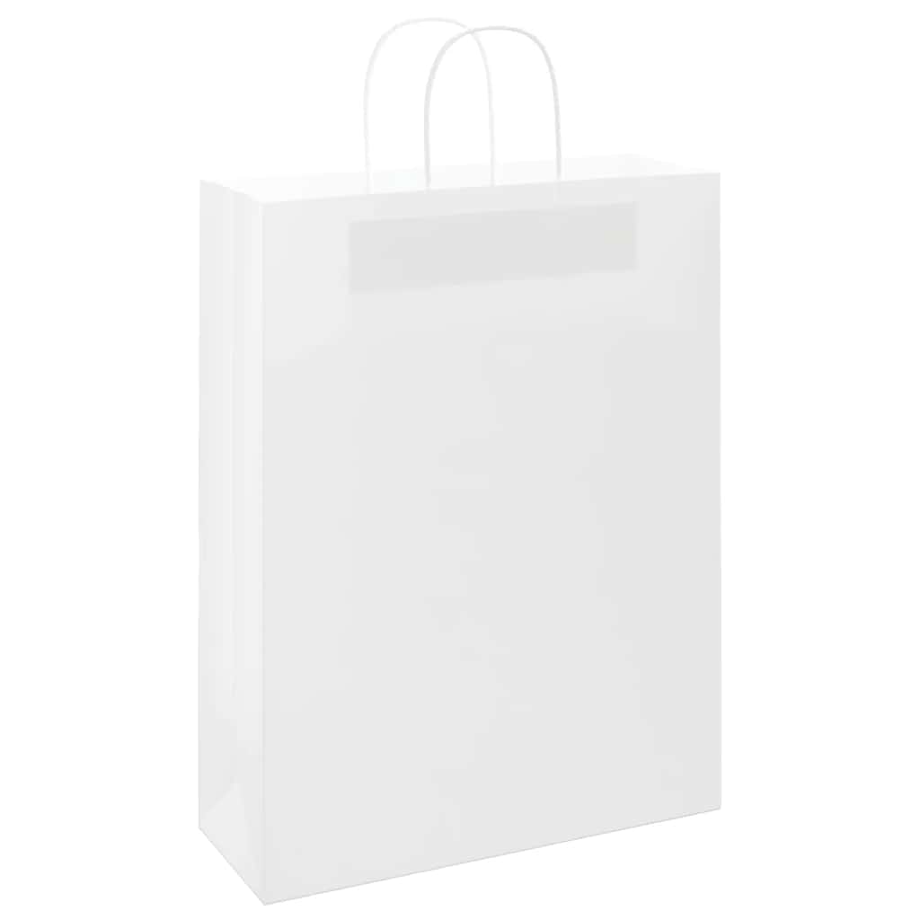 Papiertragetaschen 50 Stk. mit Henkeln Braun 21x11x36 cm