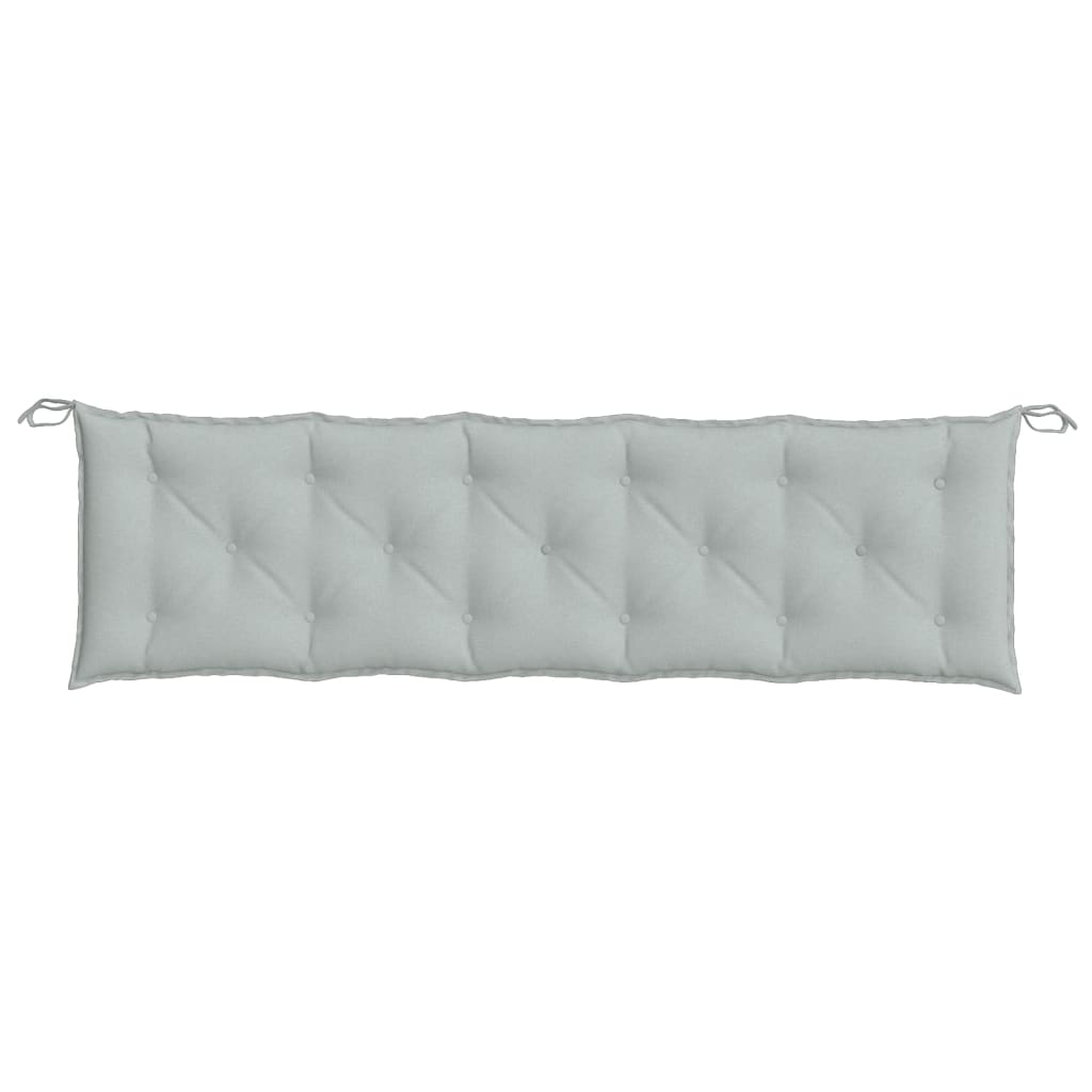 Gartenbank-Auflage Melange Anthrazit 100x50x7 cm Stoff