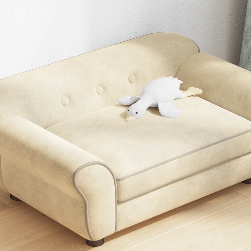Hundesofa Dunkelgrau 72x45x30 cm Plüsch