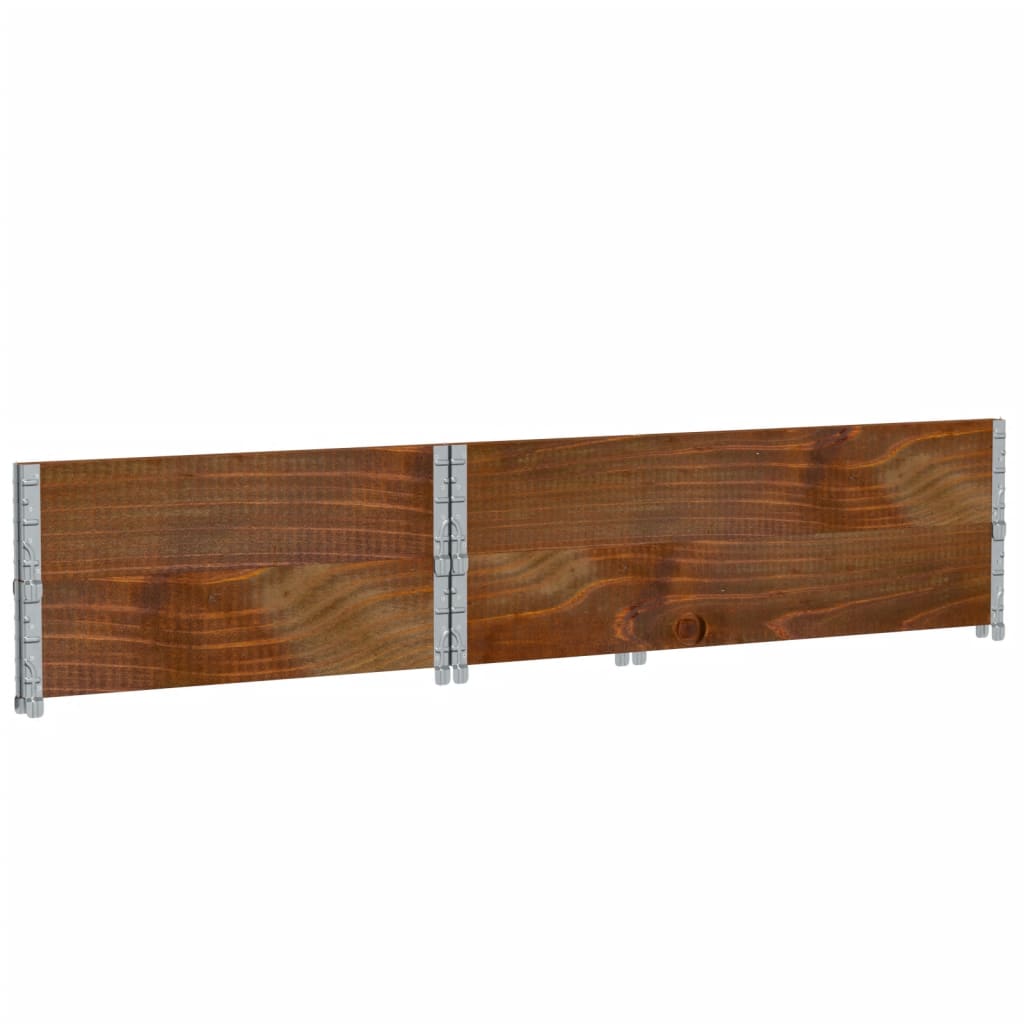 Pflanzkasten Grau 150x100 cm Massivholz Kiefer