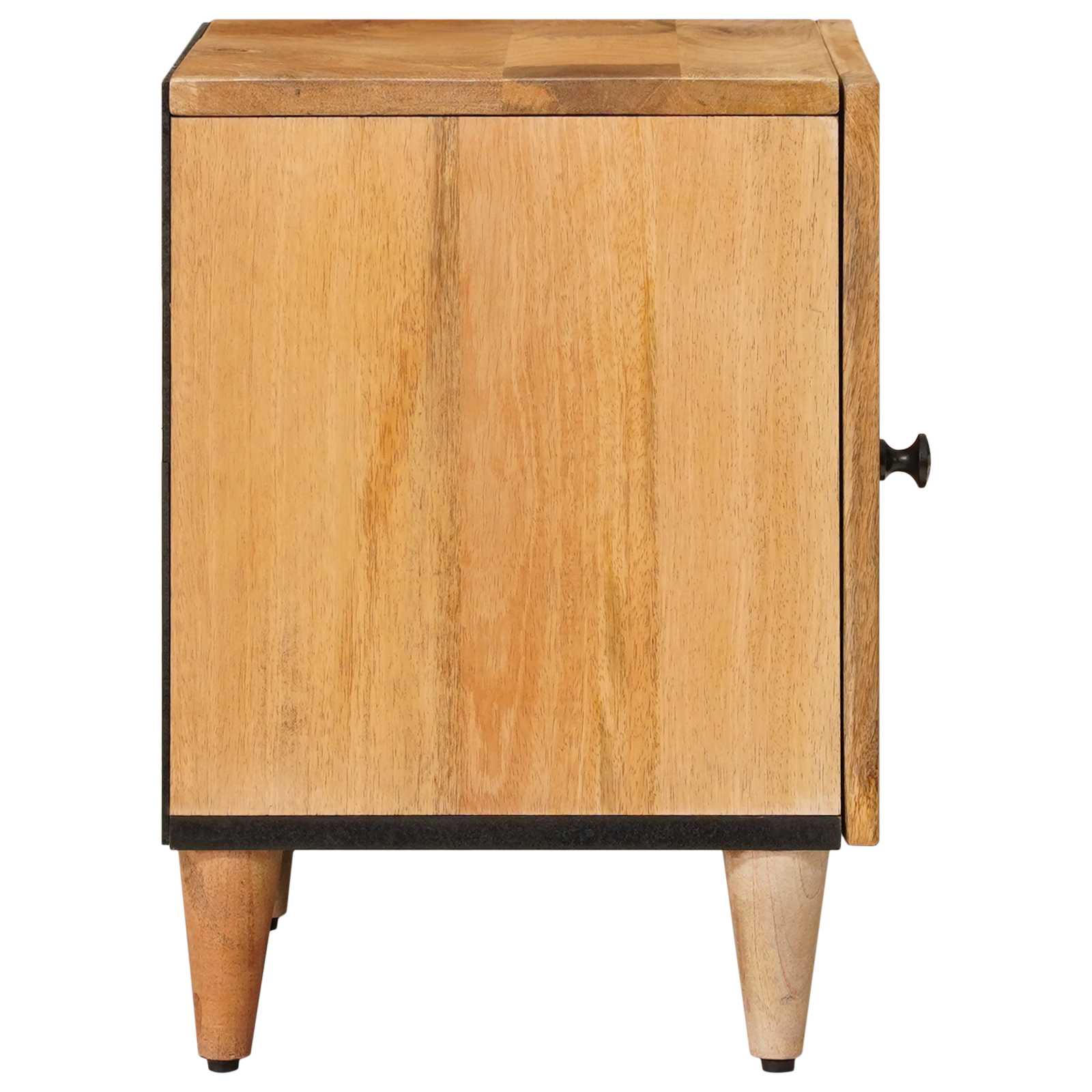 Nachttisch Braun 40 x 33 x 46 cm Massivholz Mango