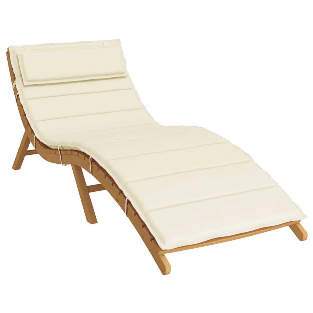 Sonnenliegen-Auflage Grau 180x60x4 cm Oxford-Gewebe