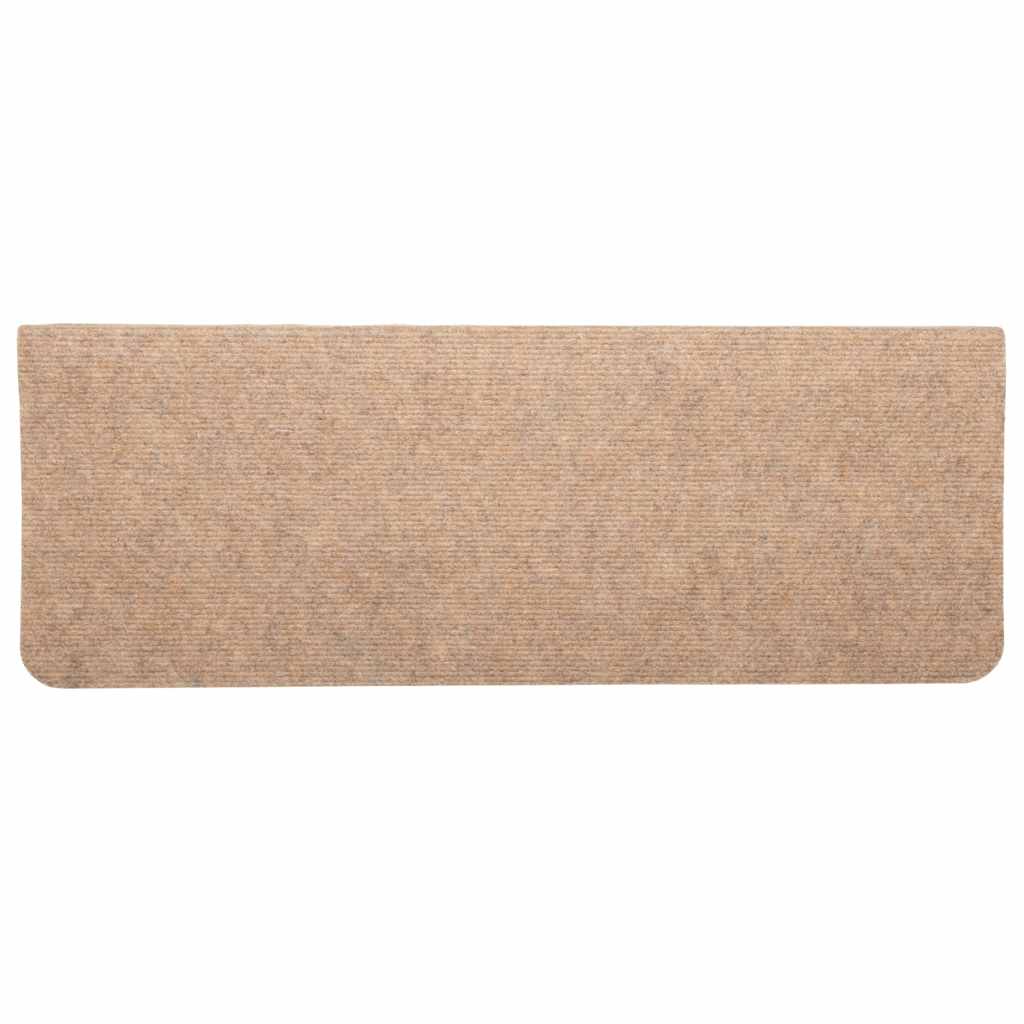 Stufenmatten Selbstklebend 15 Stk. 56x17x3 cm Beige