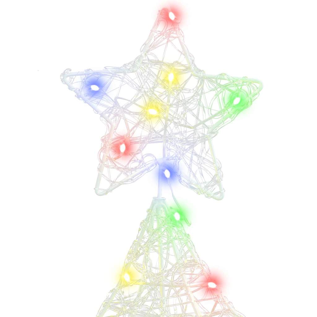 Weihnachtsbaum mit 100 LEDs Warmweiß 120 cm Acryl