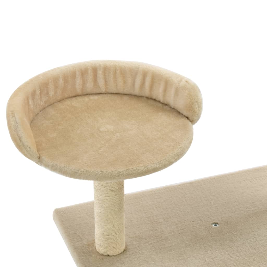 Katzen-Kratzbaum Sisal 95 cm Grau