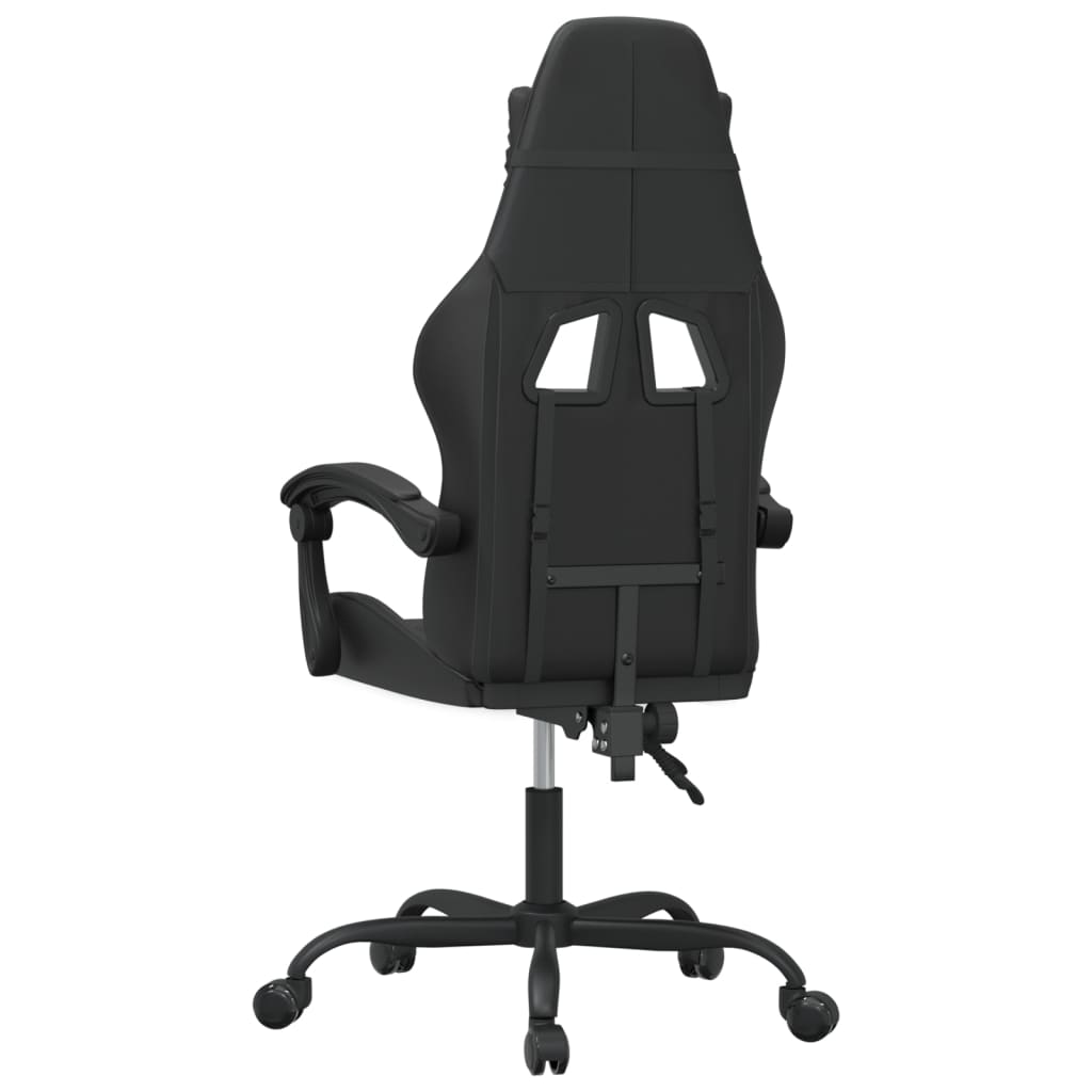 Gaming-Stuhl Schwarz und Golden Kunstleder