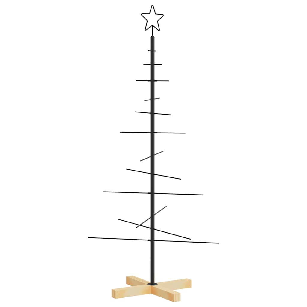 Metall Weihnachtsbaum Schwarz 59,5 cm Pulverbeschichteter Stahl