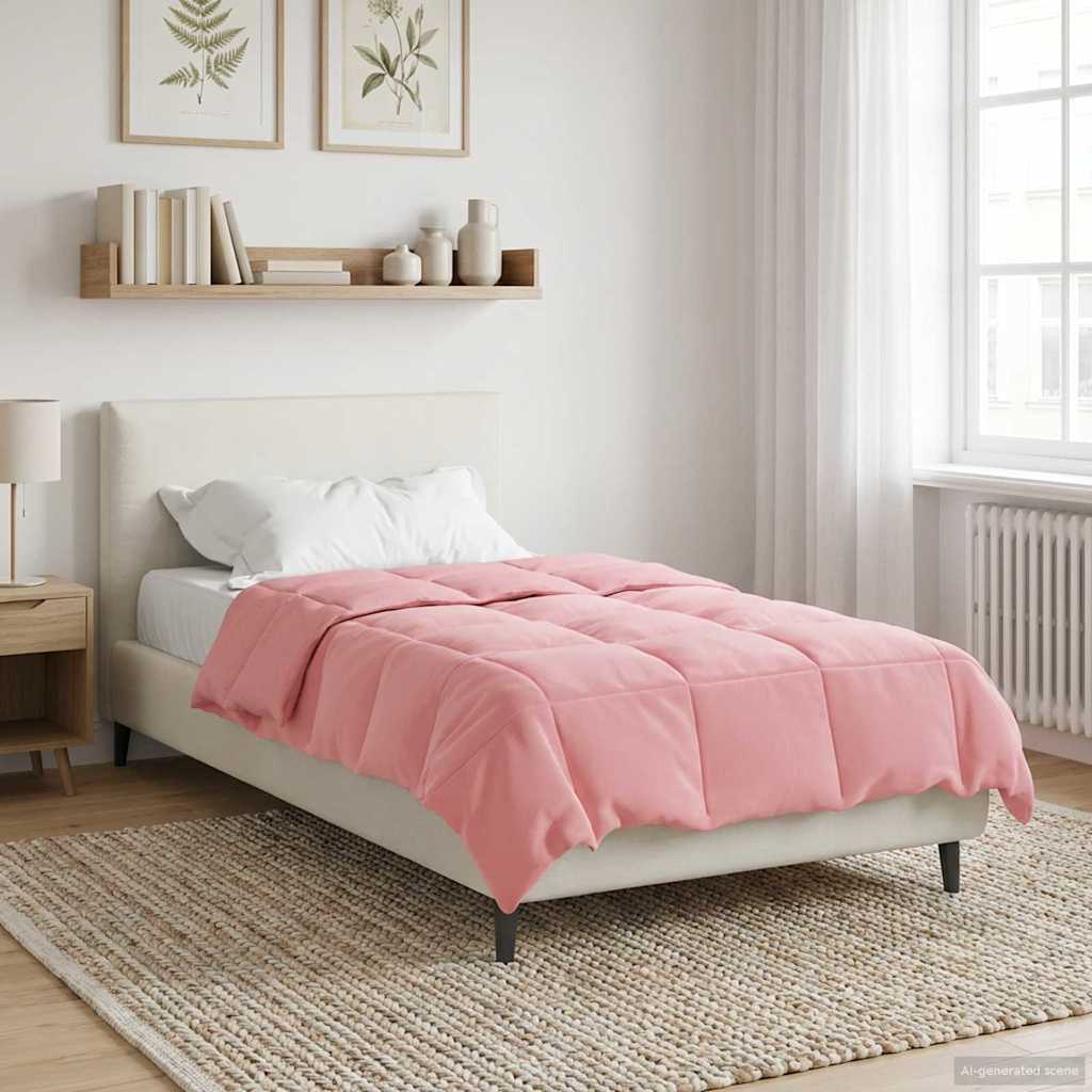 Sommerdecke Gesteppt Anthrazit 135 x 200 cm Mikrofaser