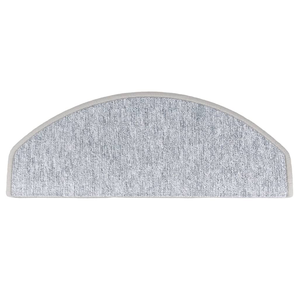 Stufenmatten 15 Stk. 56x17x3 cm Anthrazit Halbrund