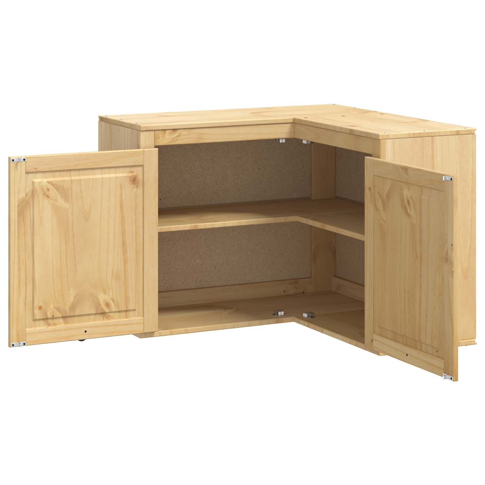 Schrank SKI Honigbraun 60 x 46 x 81,5 cm Massives Kiefernholz