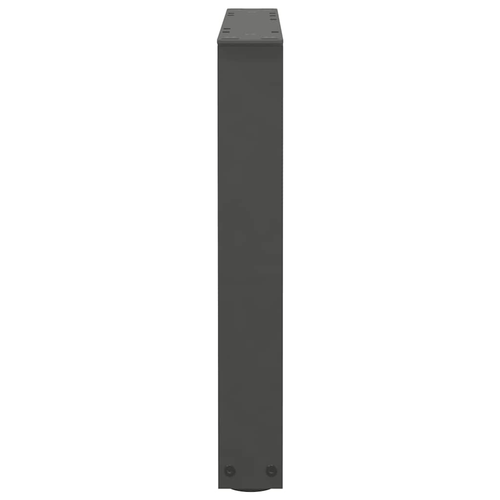 Couchtischbeine V-Form 2 Stück Schwarz 30x(30-31,3) cm Stahl