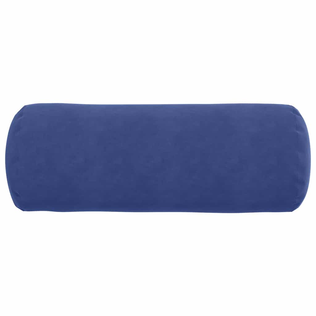 Bolsterkissen 2 Stück Blau Ø 15 x 40 cm Cordstoff