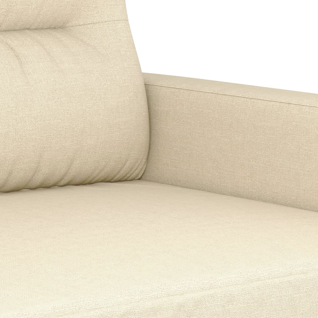 4-tlg. Sofagarnitur mit Kissen Taupe Stoff