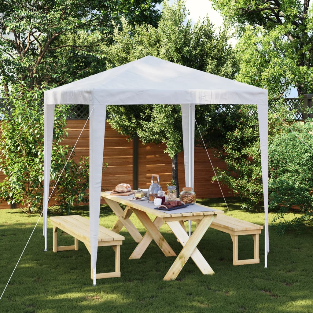 Party-Zelt 200 x 200 x 240 cm Rot PE und Stahl