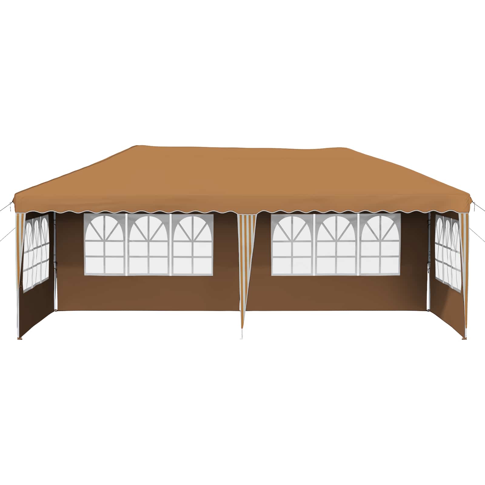 Pop-up Partyzelt 575 x 290 x 245 cm Creme