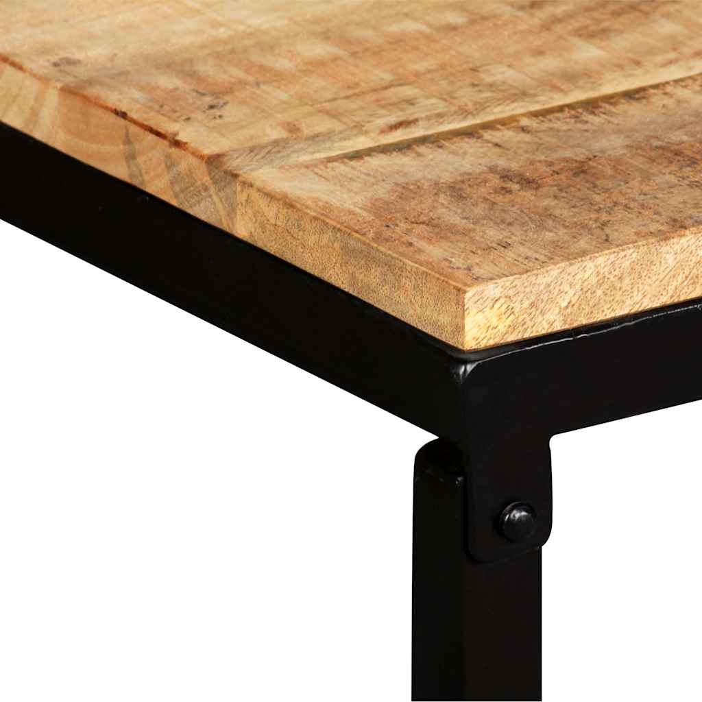 Sitzbank Massivholz 110x35x45 cm