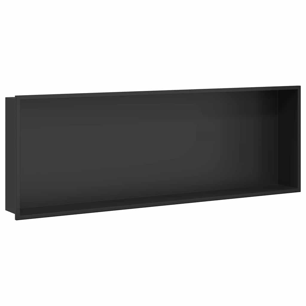 Duschnische Schwarz 30 x 20 x 9,5 cm Edelstahl