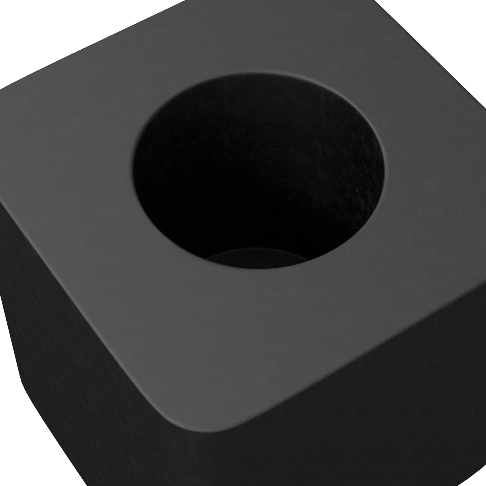 Schubladenhalter 2 pcs Schwarz 15 x 15 x 15mm PP Copolymer