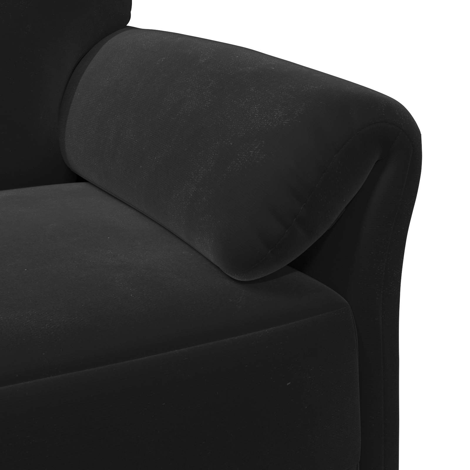 1-Sitzer Sofa Hellgrau 88 x 83 x 95 cm Samt