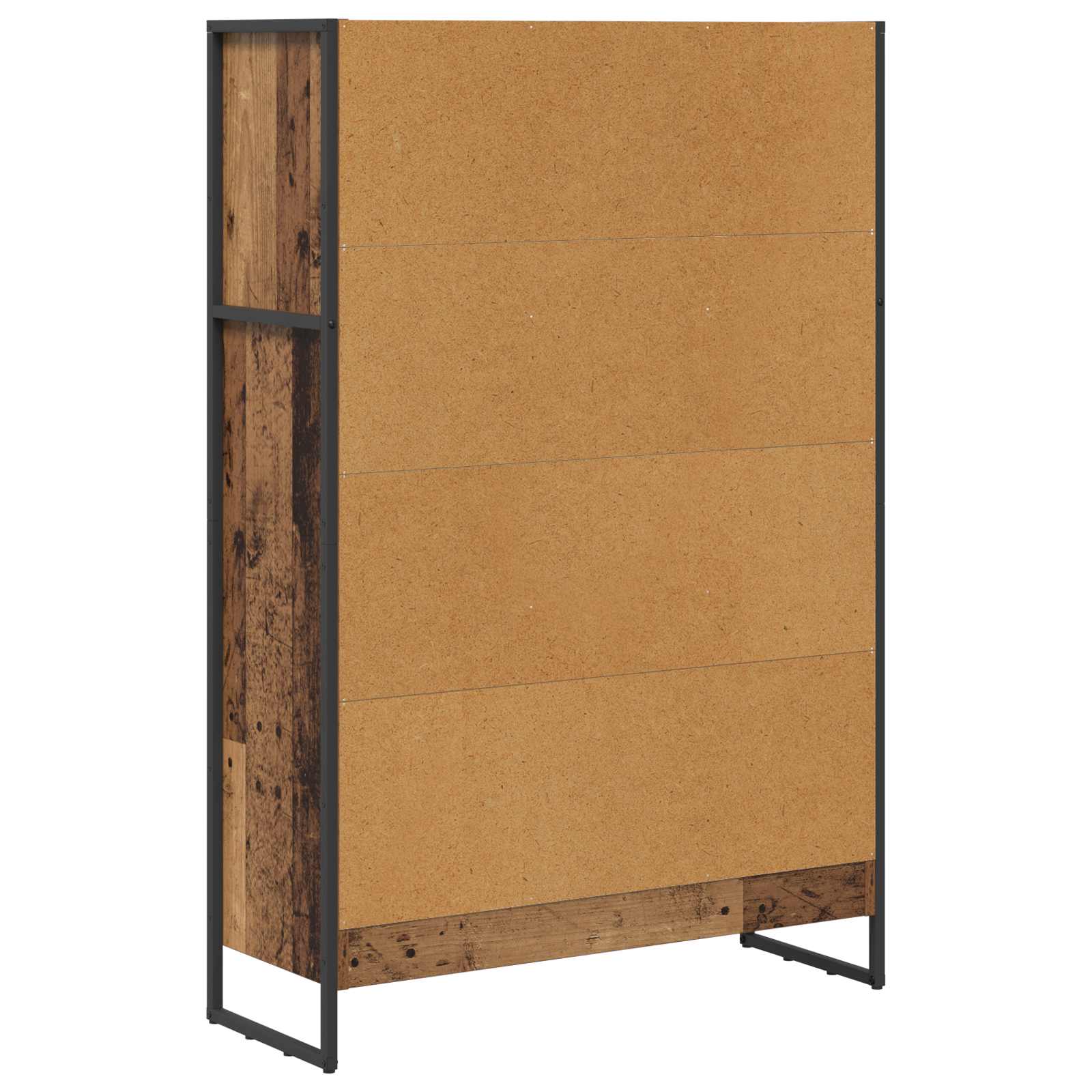 Bücherregal 2 pcs Schwarz Eichen-Optik 60 x 30 x 189,5 cm