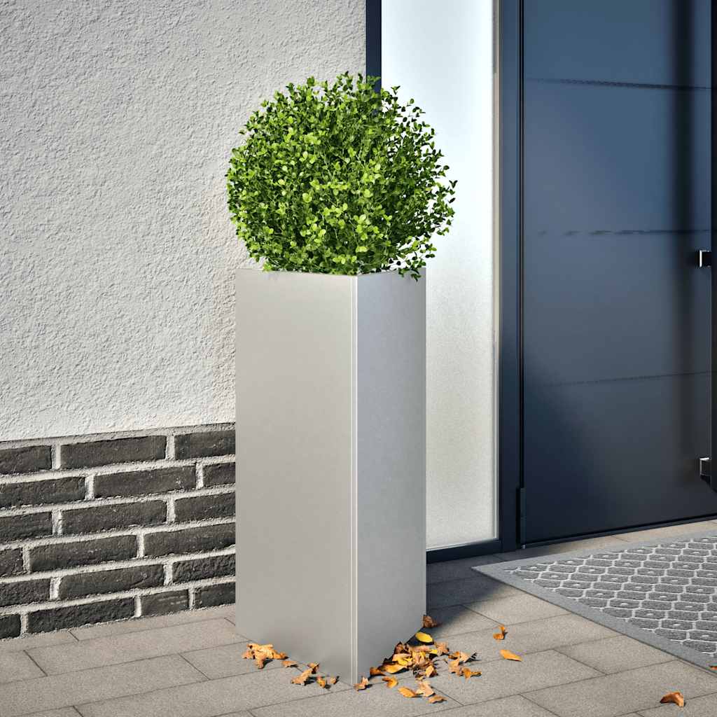 Pflanzkübel 30x26x75 cm Cortenstahl