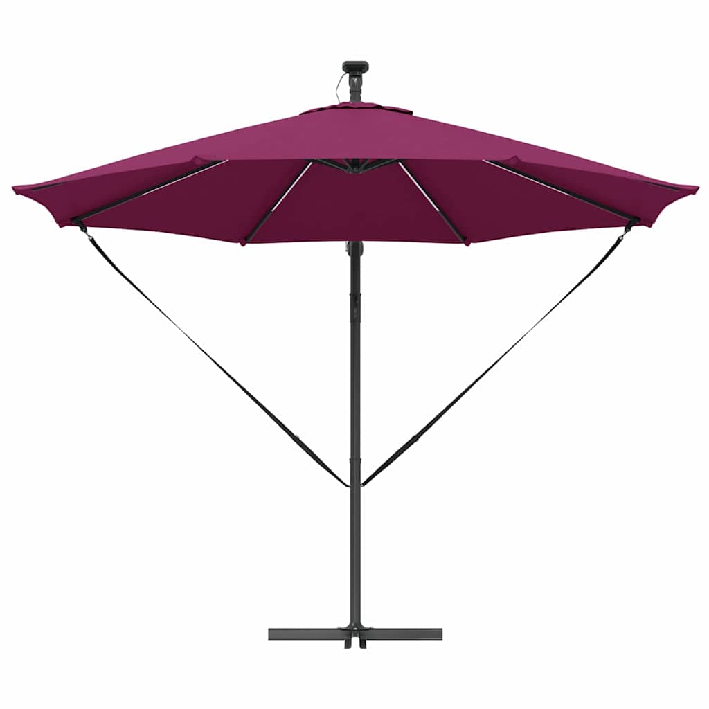 Sonnenschirm Sand 294 x 294 x 248 cm Polyester und Aluminium