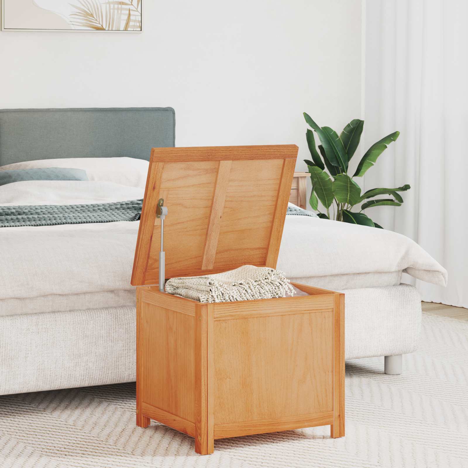 Aufbewahrungsbox 50 x 45 x 45 cm Massives Eichenholz