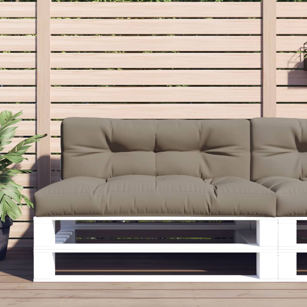 Palettenkissen Anthrazit 50x40x12 cm Stoff