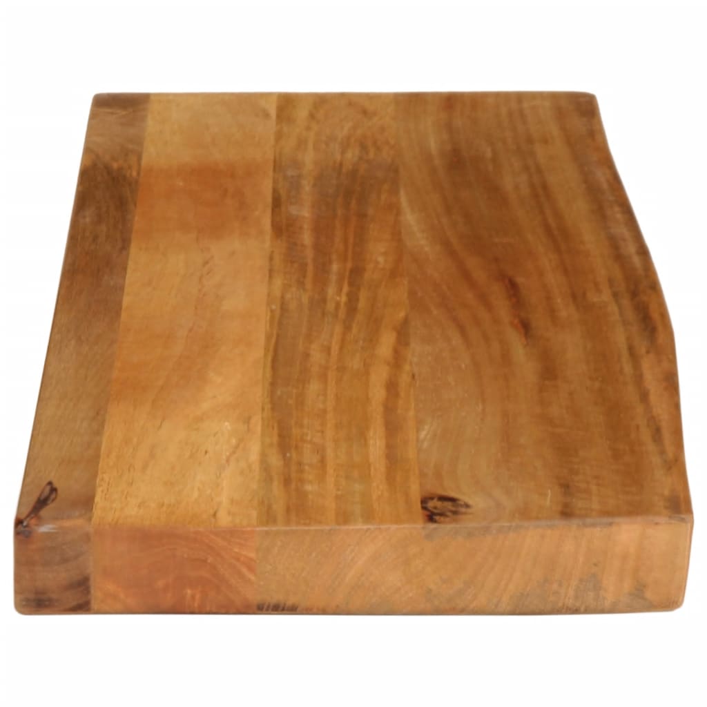Wandregal 40x20x2,5 cm Rechteckig Massivholz Akazie Baumkante