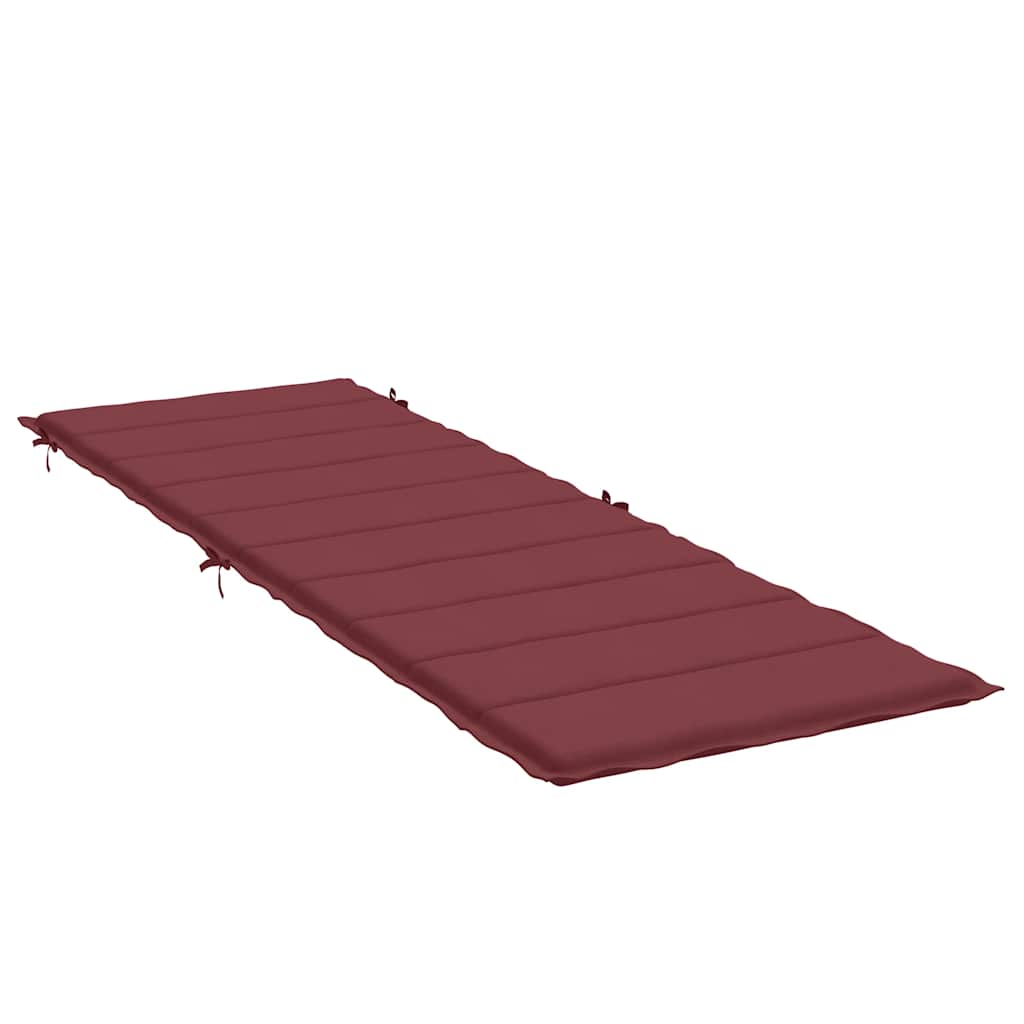 Sonnenliegen-Auflage Melange Anthrazit 186x58x4 cm Stoff