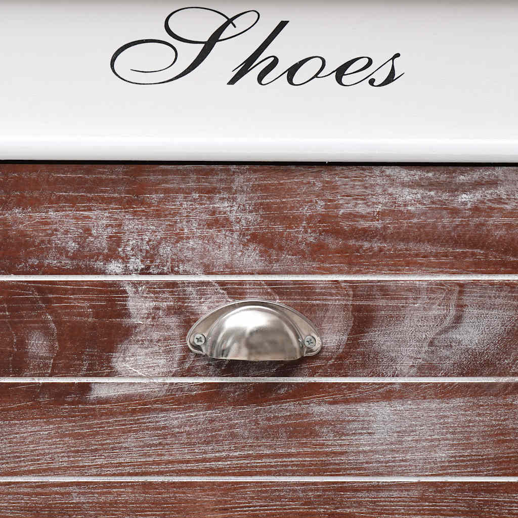 Schuhschrank Grau 50 x 28 x 98 cm Paulownia Holz