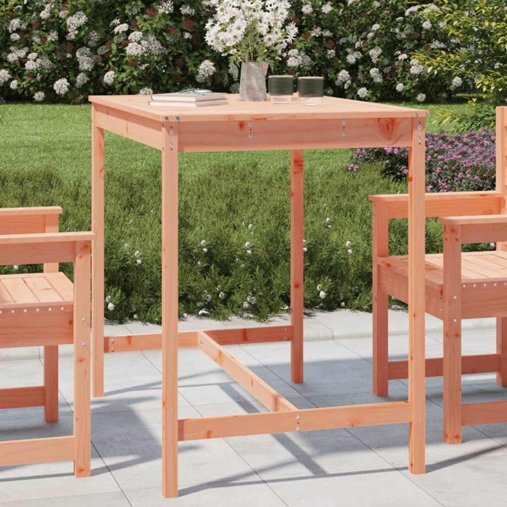Gartentisch 82,5x82,5x110 cm Massivholz Kiefer