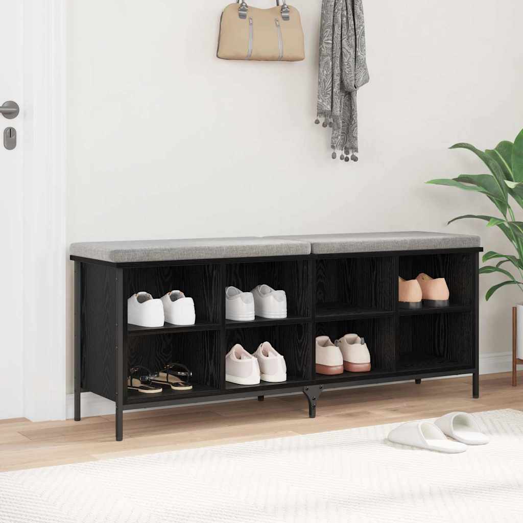 Schuhregal Schwarz 38x35x50 cm Holzwerkstoff