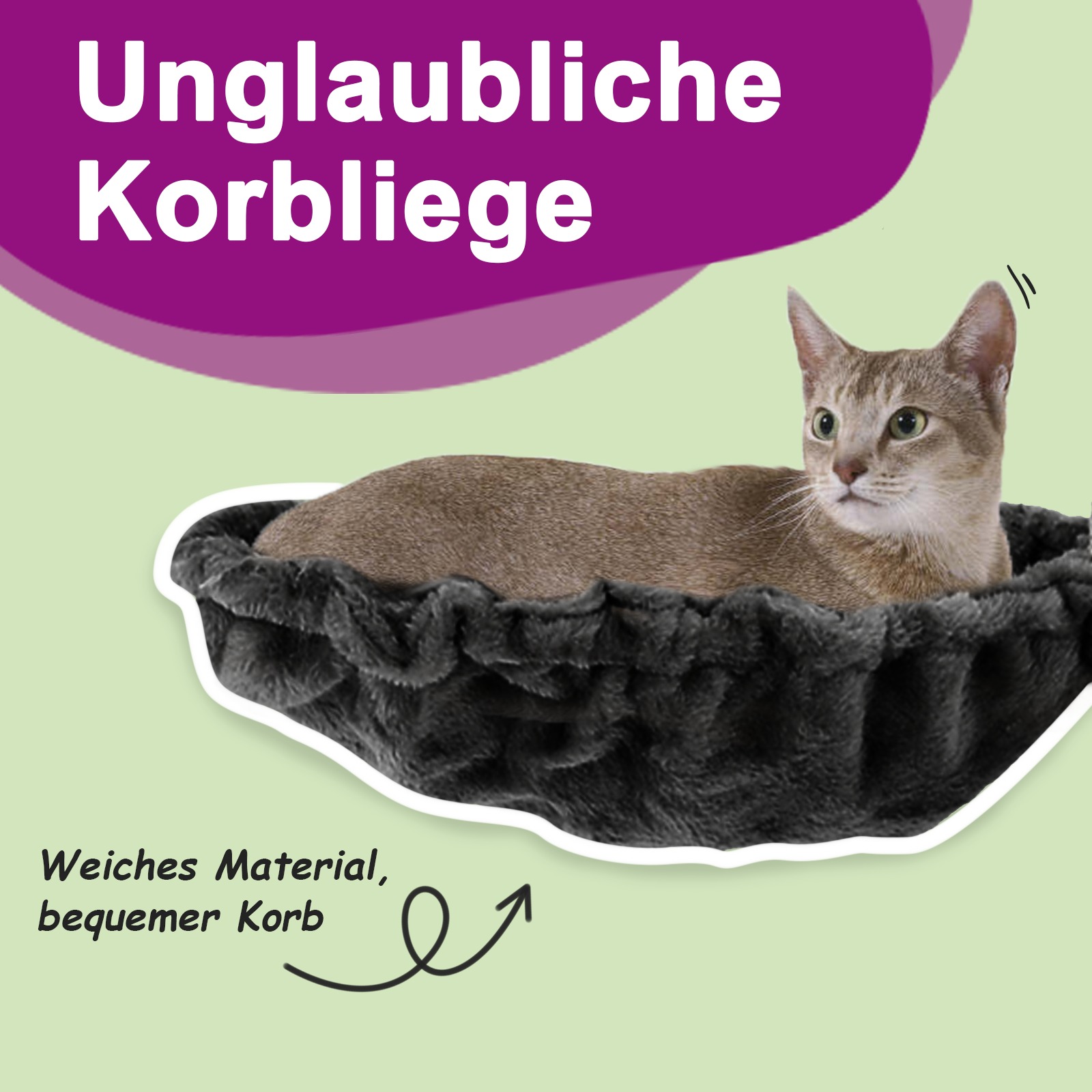 Kratzbaum mit Sisal-Kratzsäulen Creme 105 cm