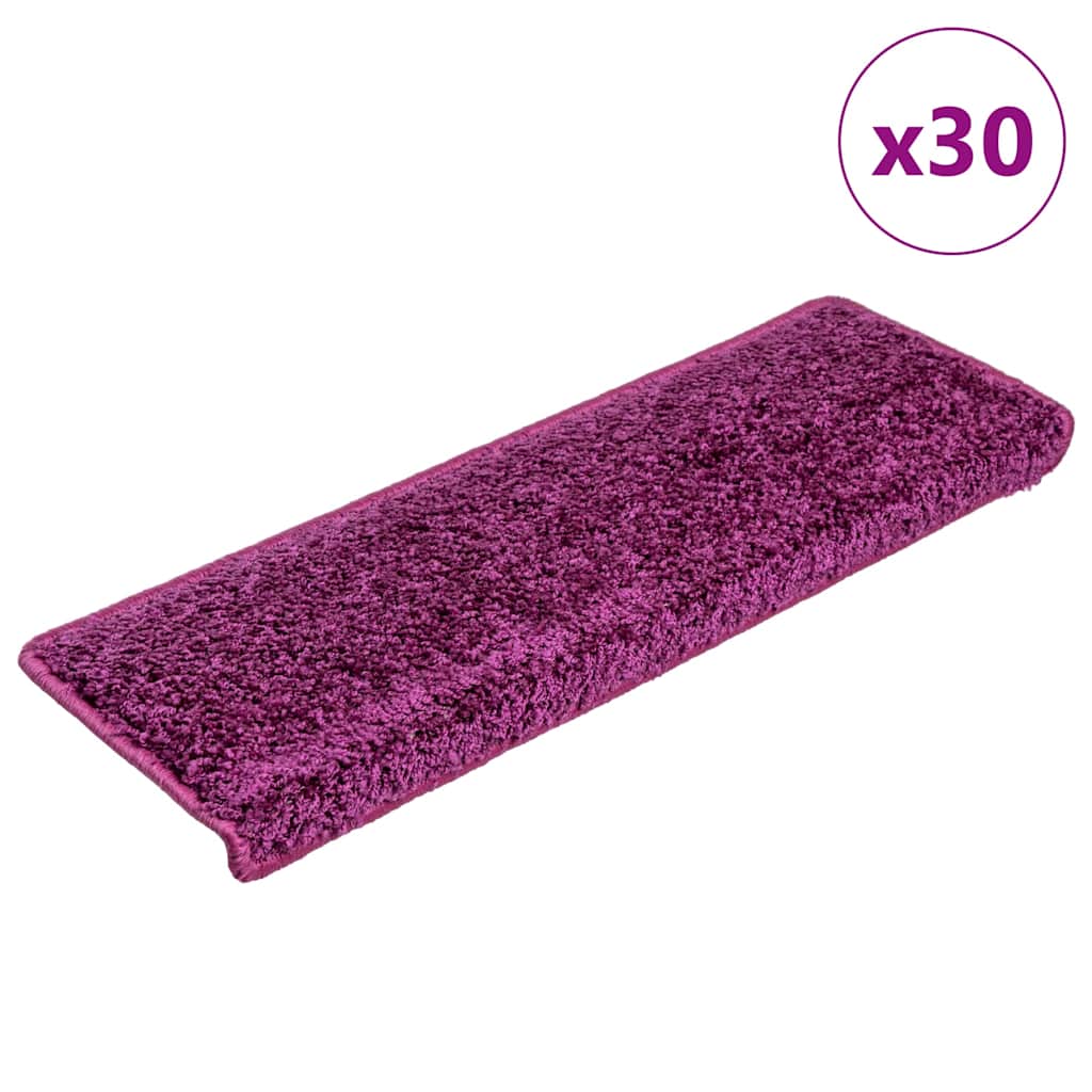 Stufenmatten 15 Stk. 65x21x4 cm Grau Rechteckiger Rand