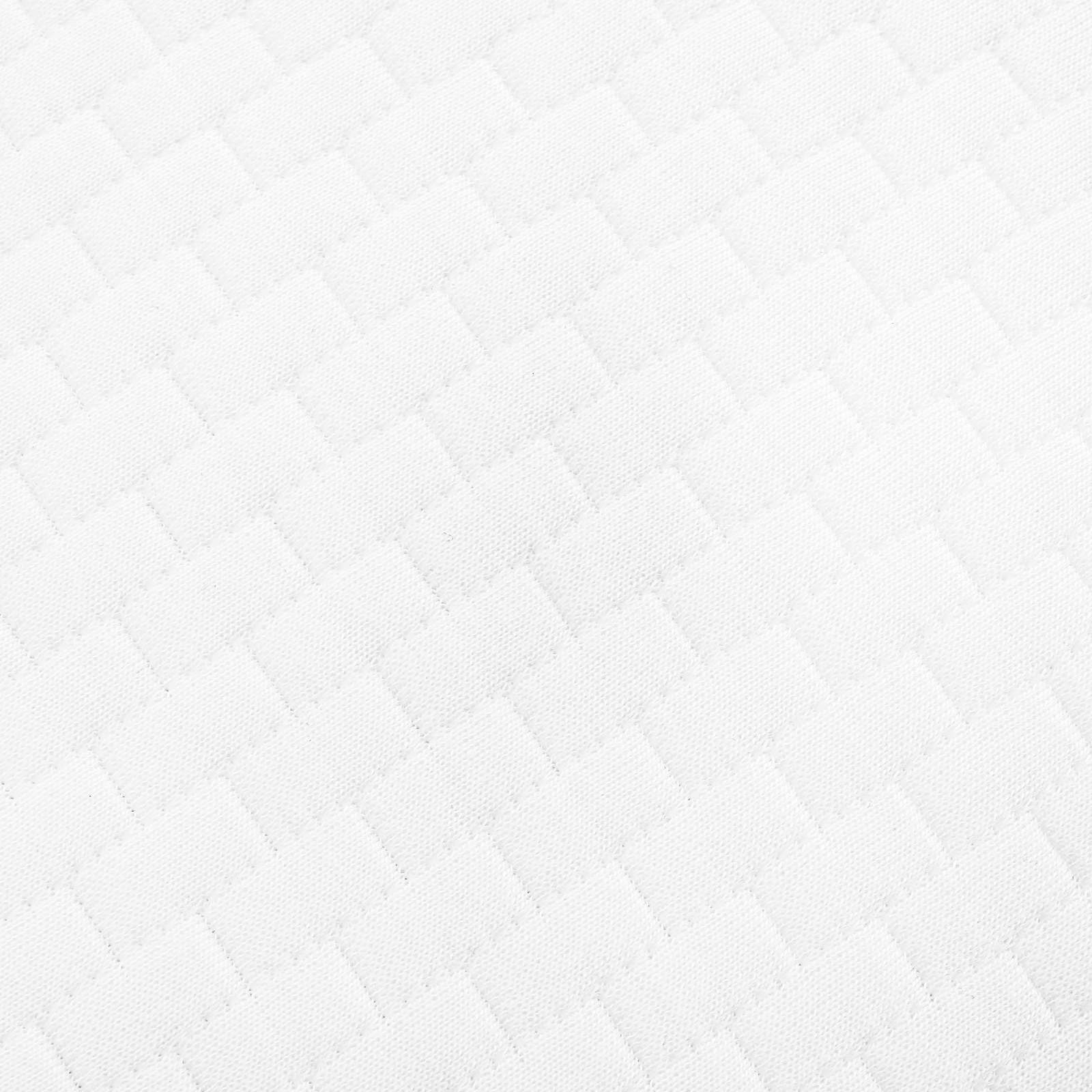 Schlafkissen Uni Weiß 80 x 40 x 12 cm Gelschaum