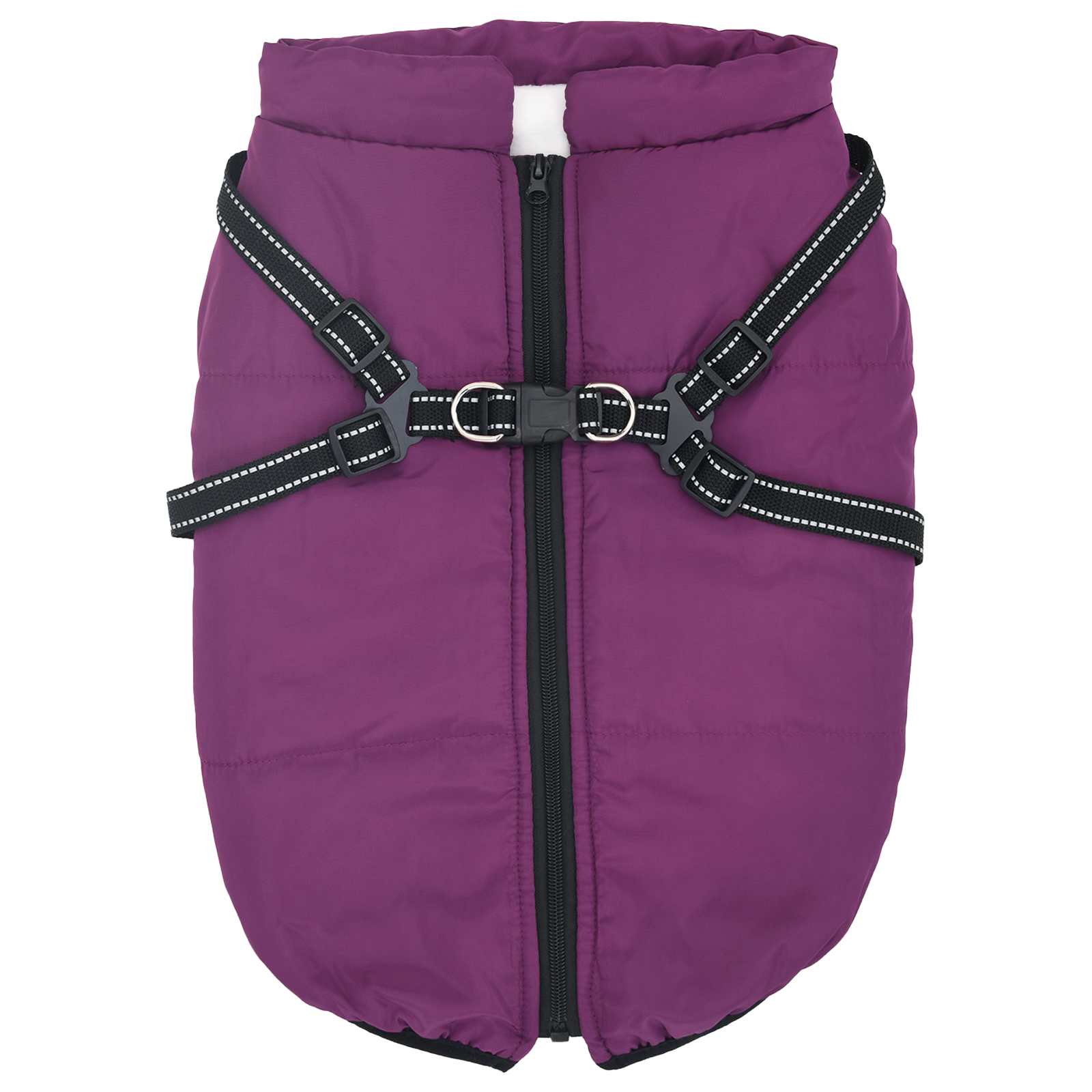 Hundemantel Rot L24 Fleece und Polyester