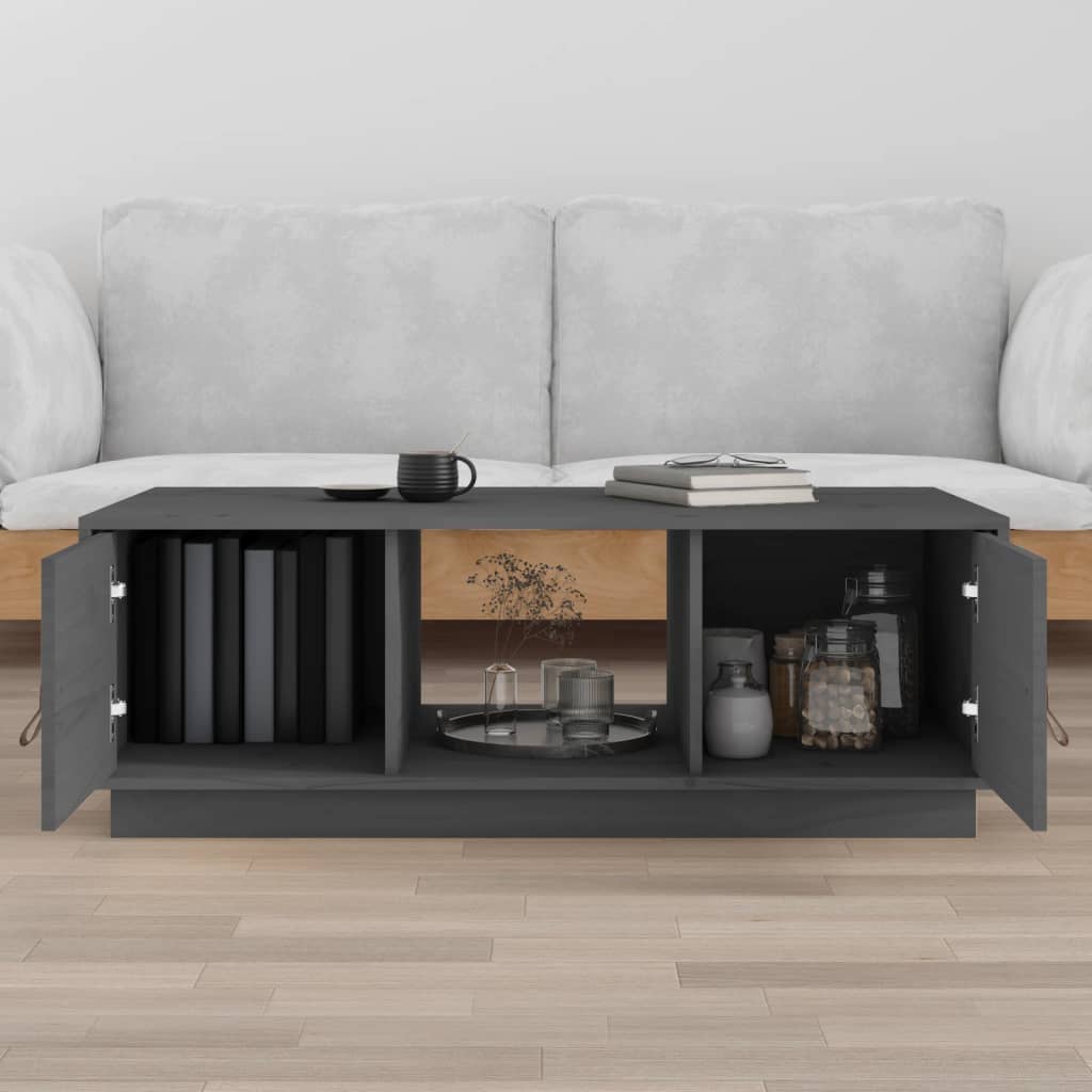 Couchtisch 100x50x35 cm Massivholz Kiefer