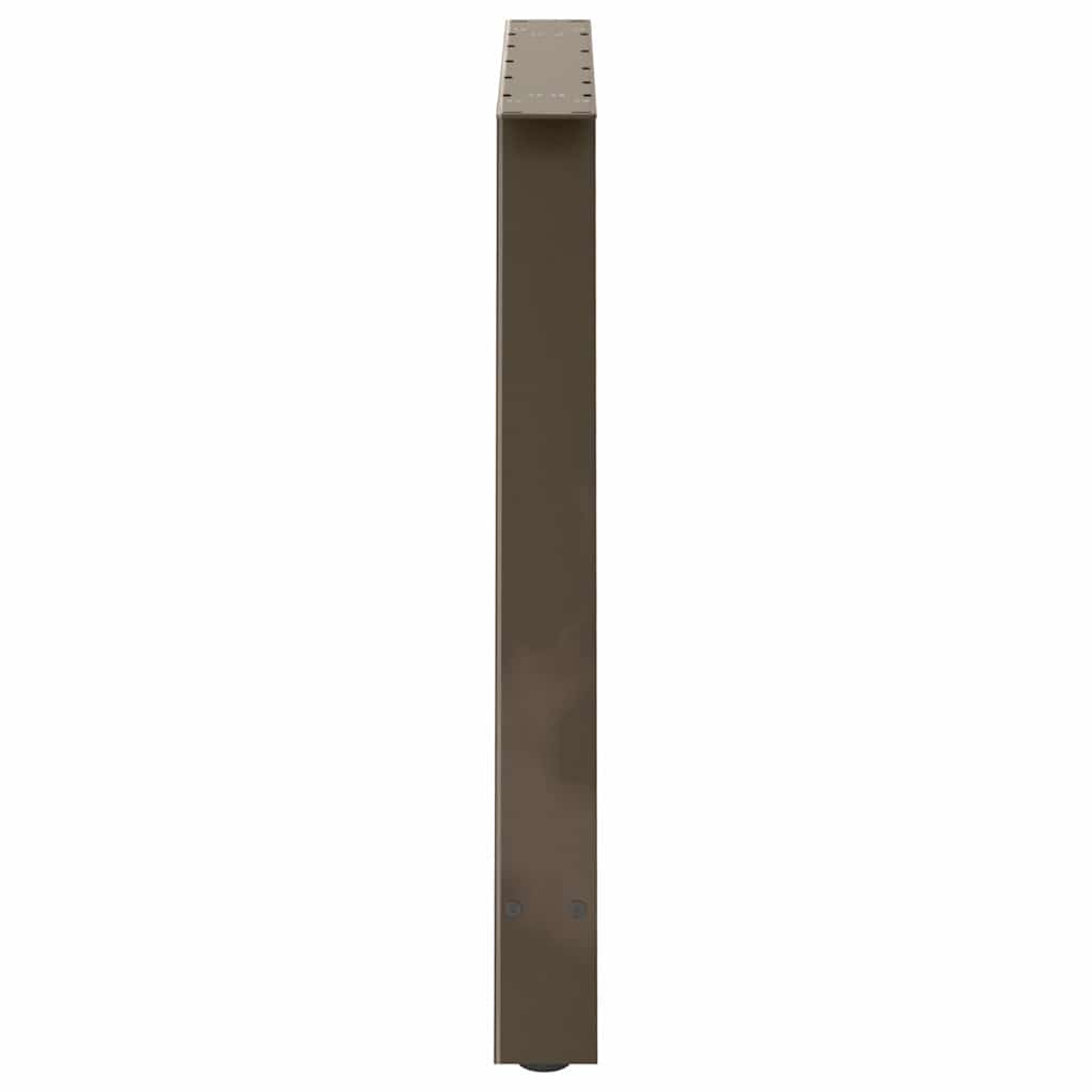 Couchtischbeine A-Form 2 Stk. 30x(30-31) cm Stahl