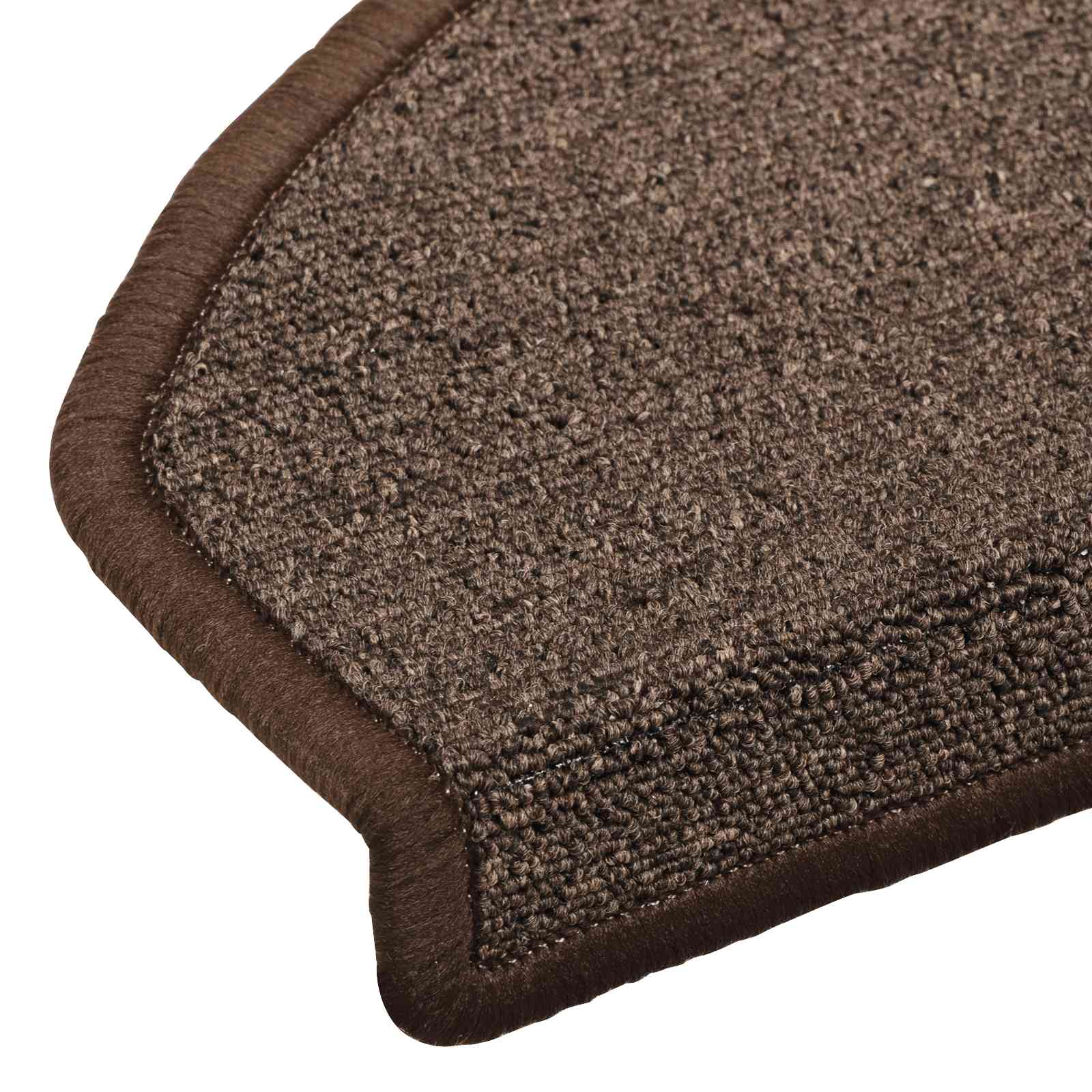 Stufenmatten 15 Stk. 56x17x3 cm Anthrazit Halbrund