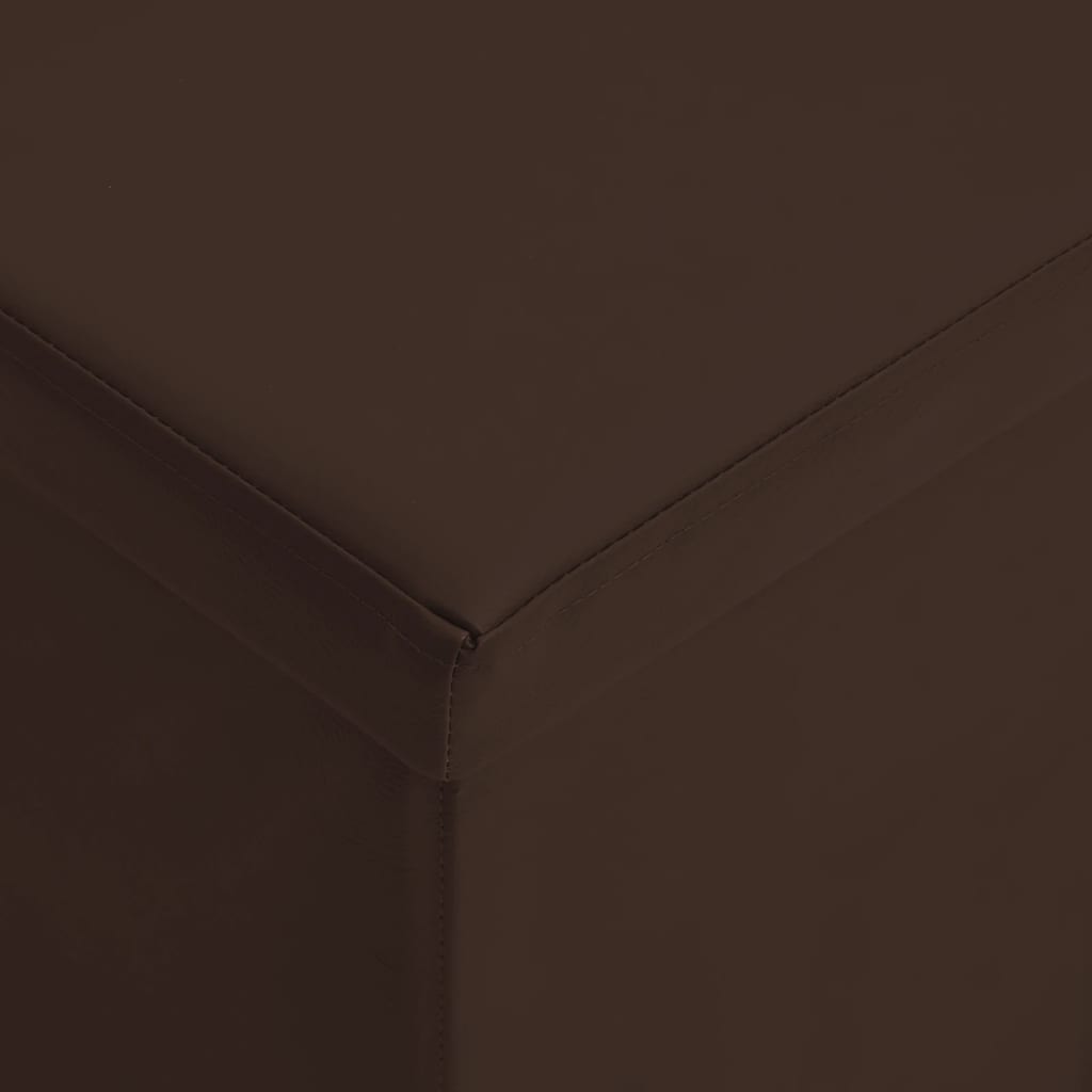 Faltbare Sitzbank mit Stauraum Weinrot PVC
