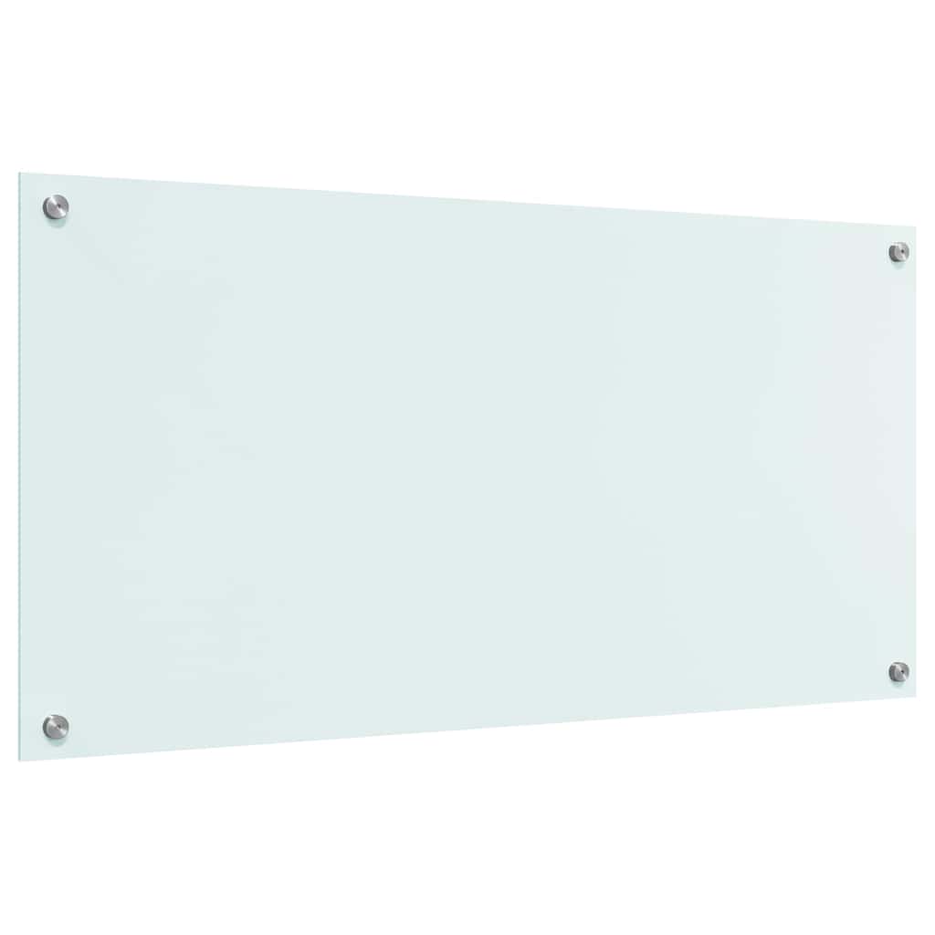 Küchenrückwand 2 pcs Weiß 70 x 40 cm Gehärtetes Glas