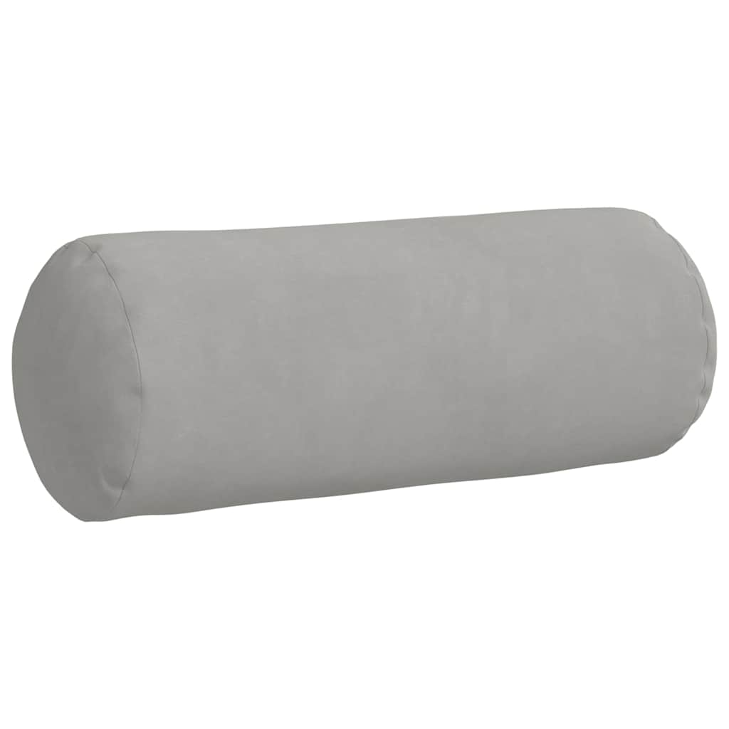 Bolsterkissen 2 Stück Taupe Ø 15 x 40 cm Mikrofaserstoff