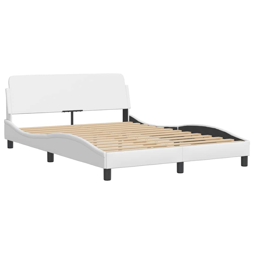 Bettgestell "Dover" Schwarz 80x200 cm Kunstleder