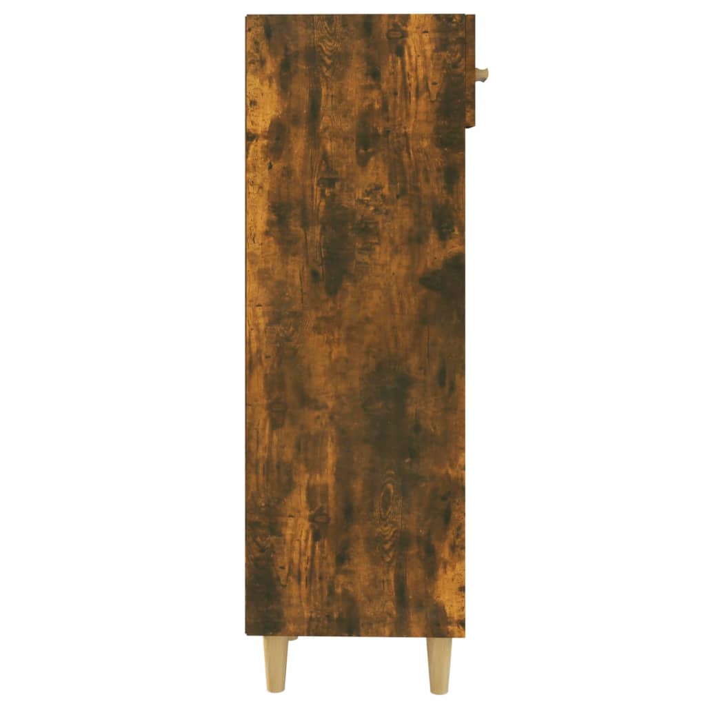 Schuhschrank Betongrau 30x35x105 cm Holzwerkstoff
