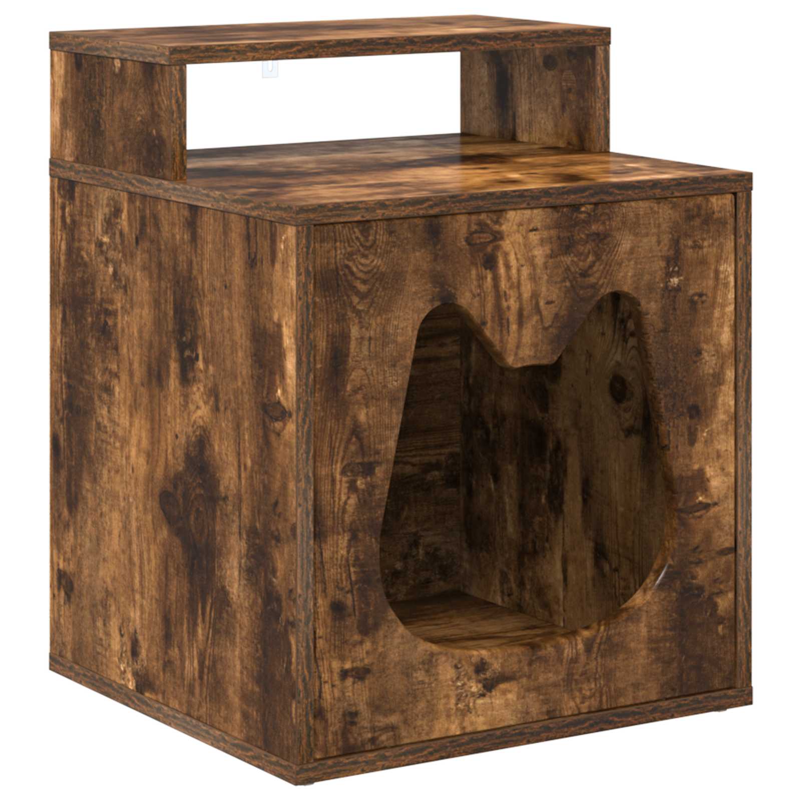 Katzenhaus Weiß 42,5 x 40 x 53,5 cm Holzwerkstoff
