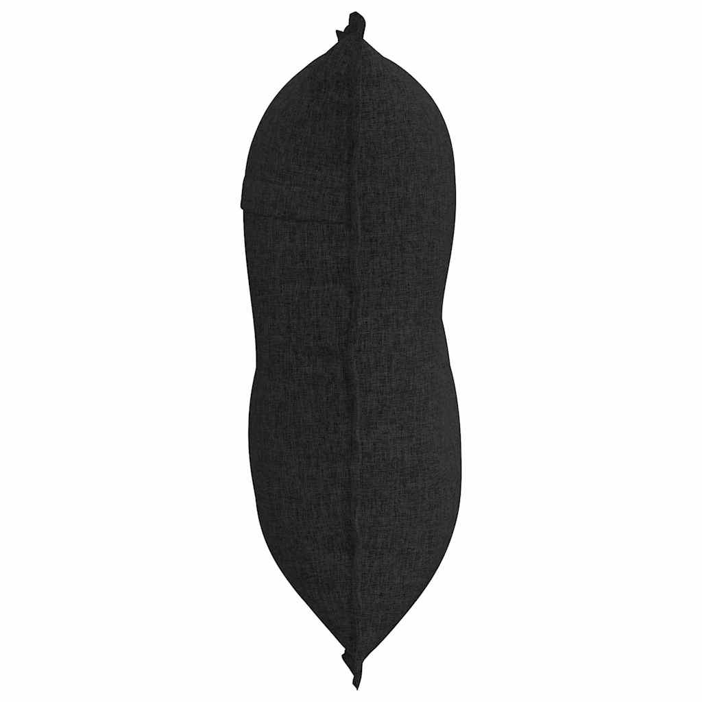 Rückenkissen Hellgrau 50 x 19 x 45 cm Stoff