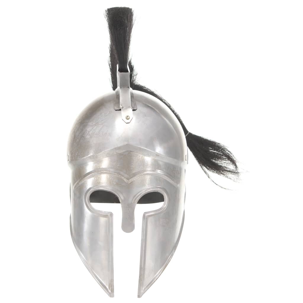 Preußische Pickelhaube Antik Replik für LARP Schwarz Stahl