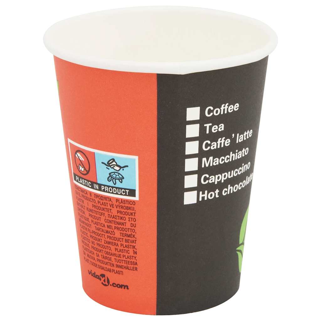 Pappbecher mit Deckeln 1000 Stk. 4oz 120ml